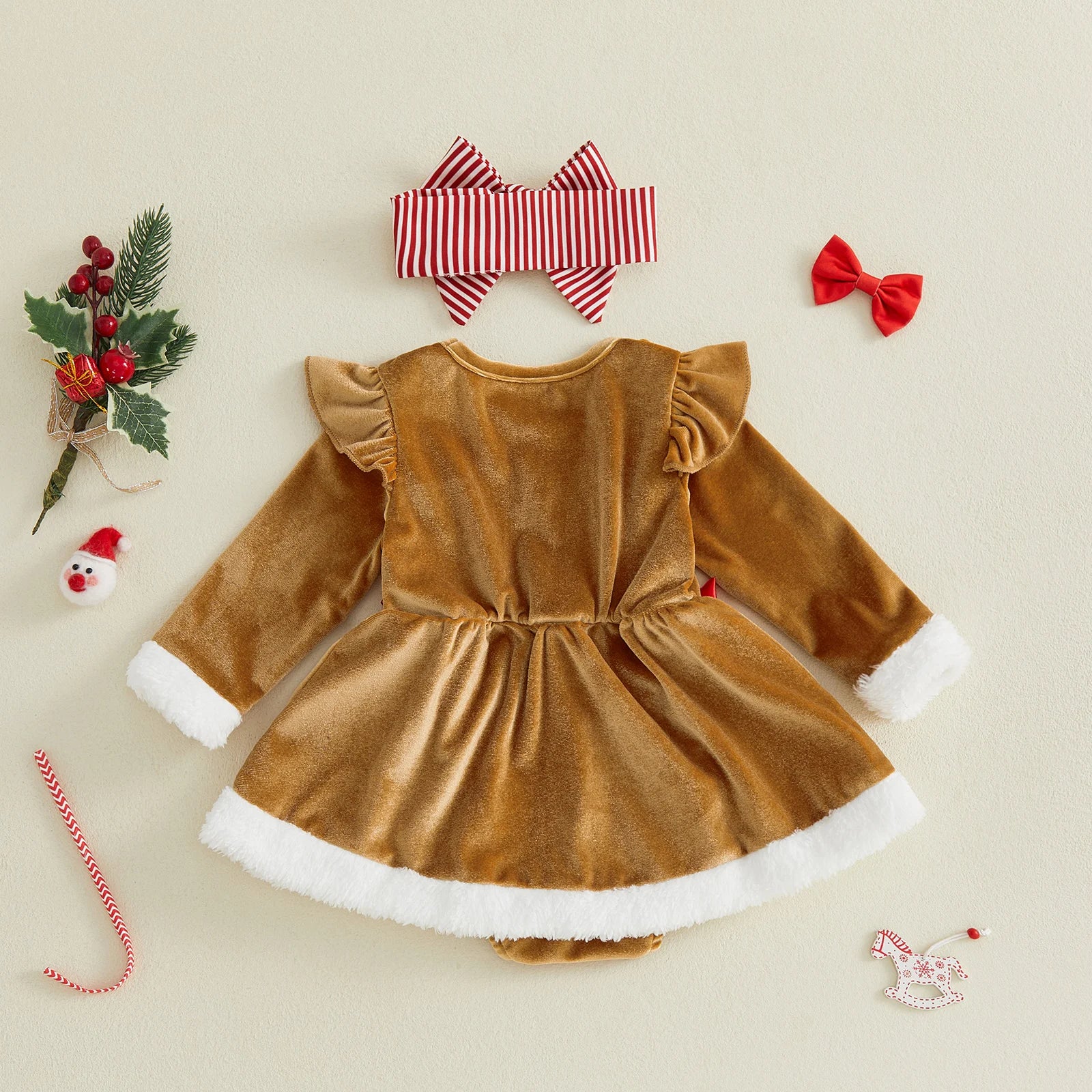 Baby Girl Christmas Romper Dress