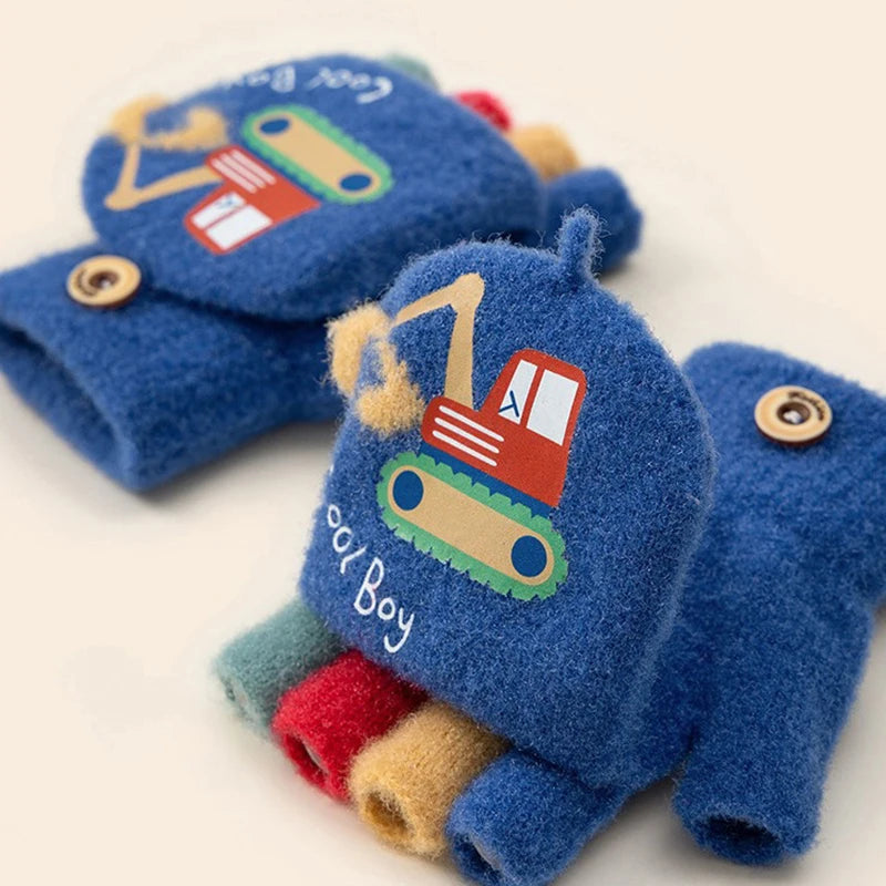 The Digger 2-in-1 Convertible Kids' Mittens