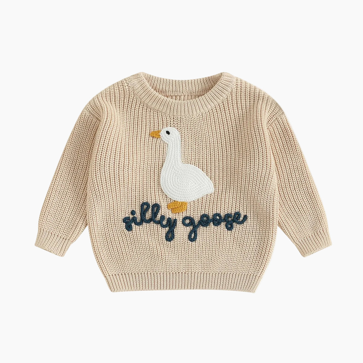 Baby &amp; Toddler Goose Embroidered Sweater