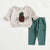 Aloha Pineapple Terry-Knit Sweatshirt & Pants Set