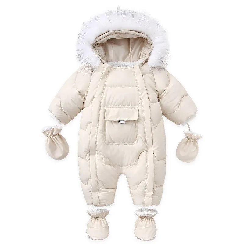 Baby Hooded Winter Jumpsuit