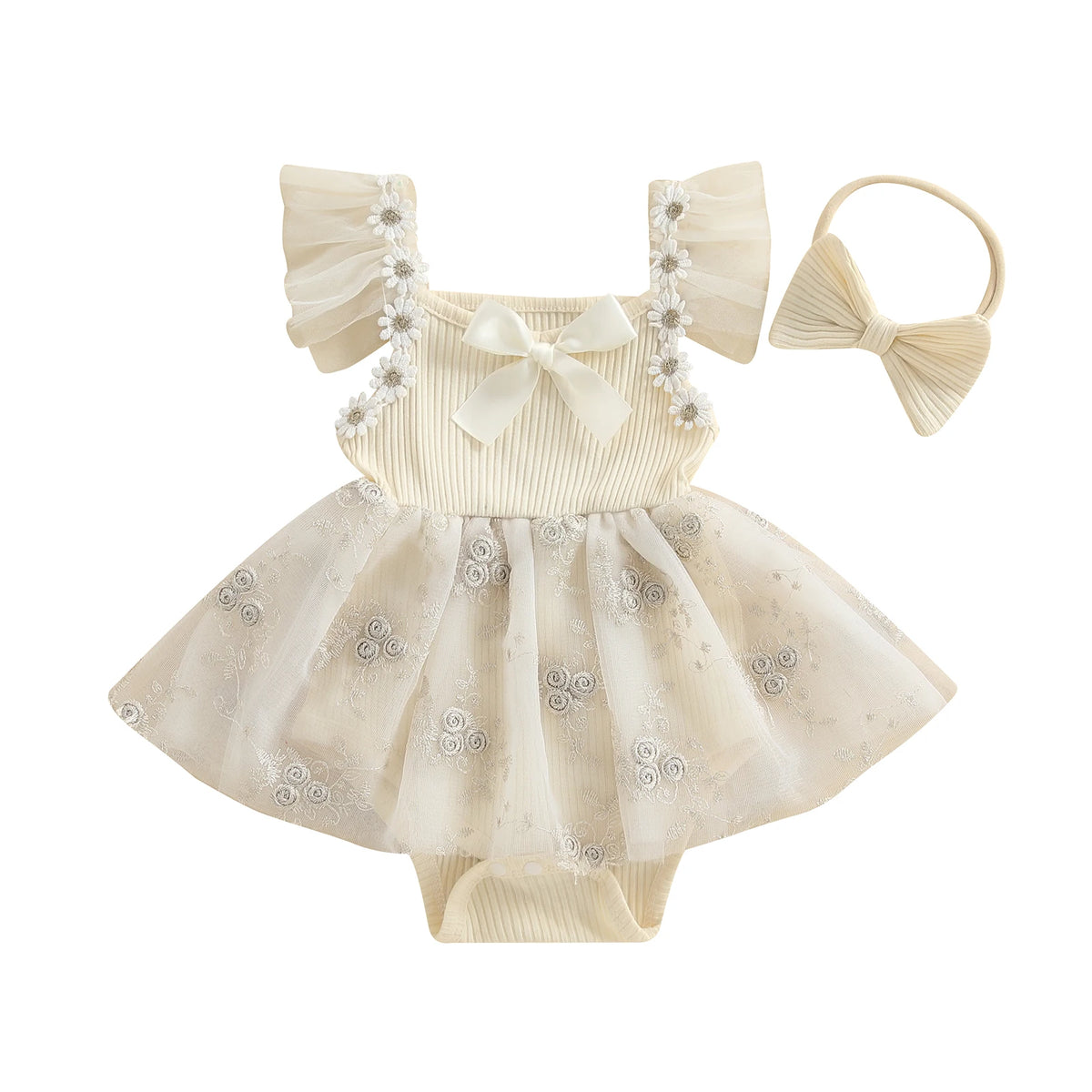 Baby Girl Mesh Romper Dress