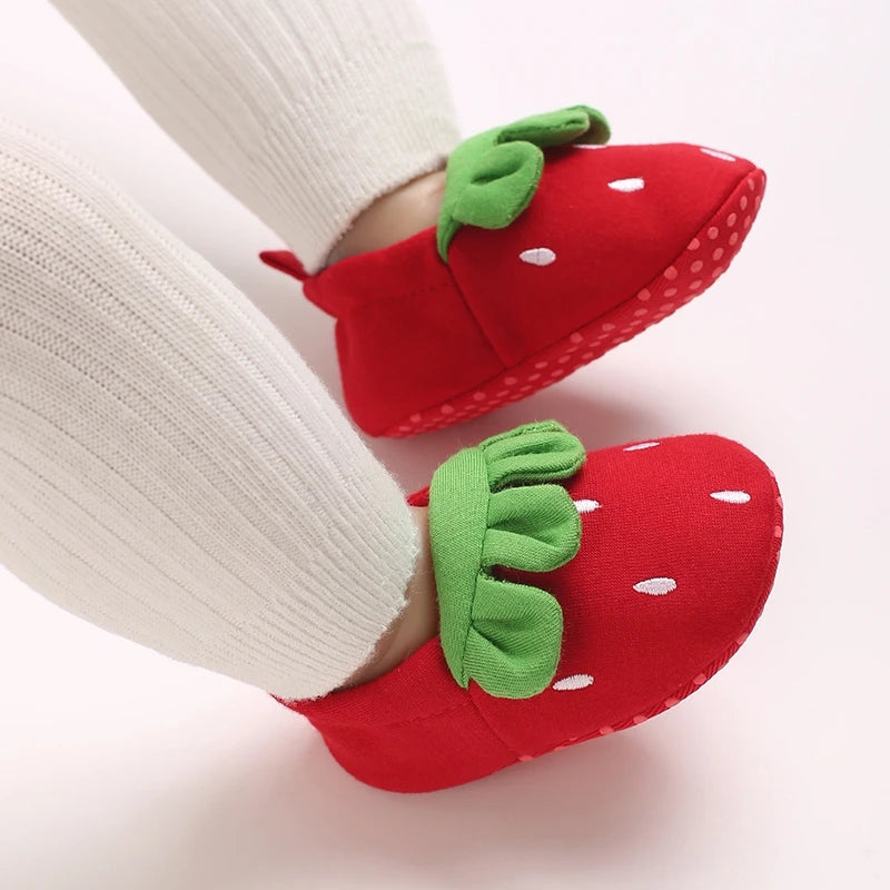Baby Walking Shoes - Cartoon Soft Sole Slip-on Infant Crib Sneakers