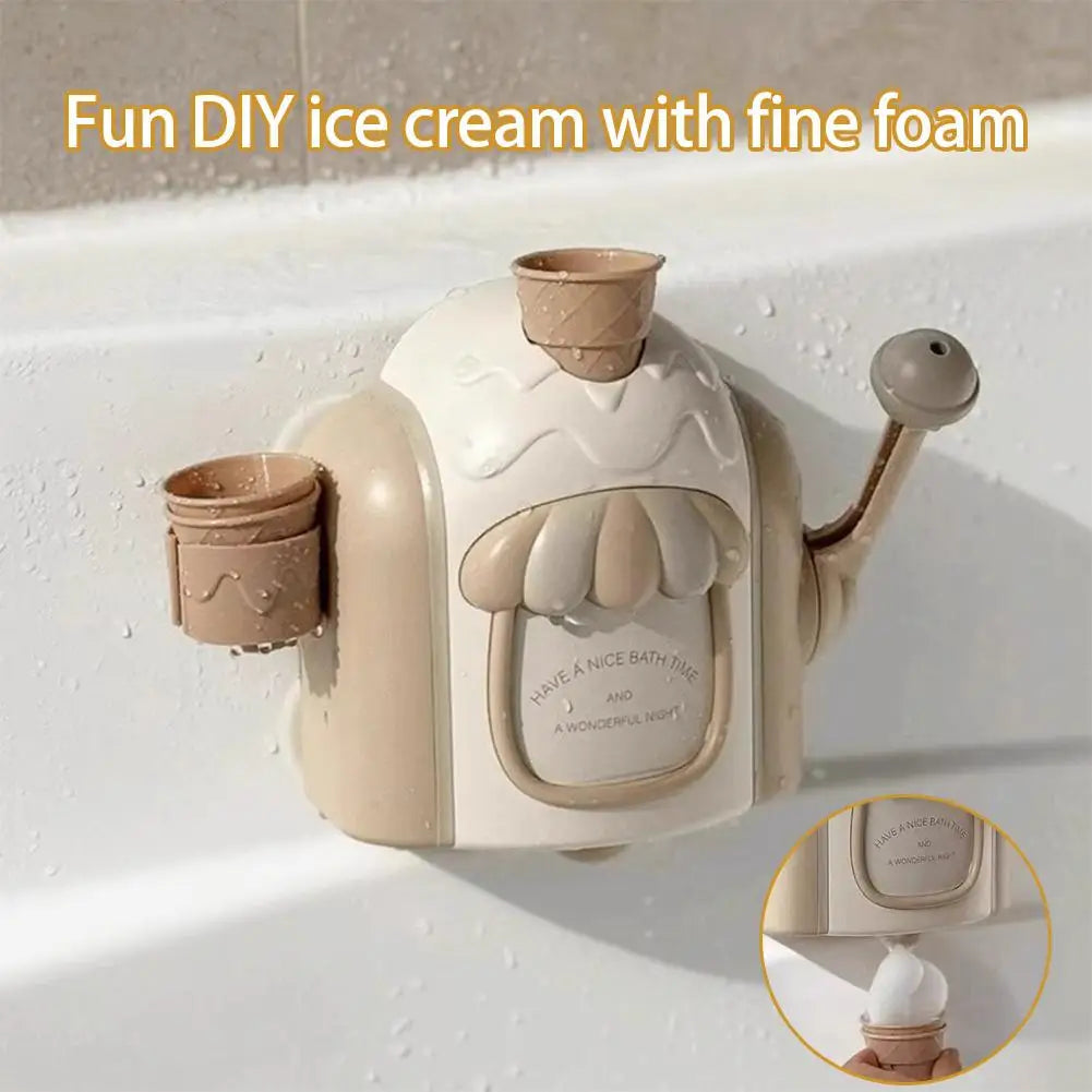 Bubble Foam Ice Cream Maker Bath Toy