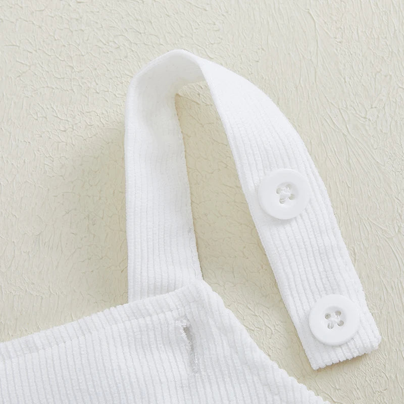 Baseball Inspired Baby Sleeveless Romper