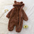 Bear Fleece Baby Romper