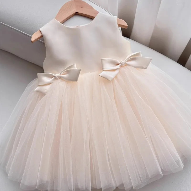 Baby & Toddler Silk and Tulle Princess Gown