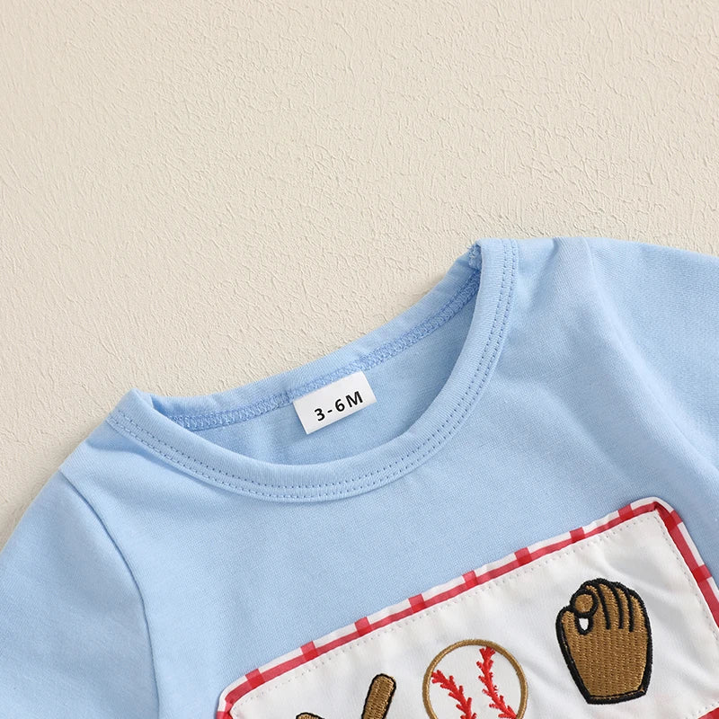 Toddler Boy Summer Baseball Outfit