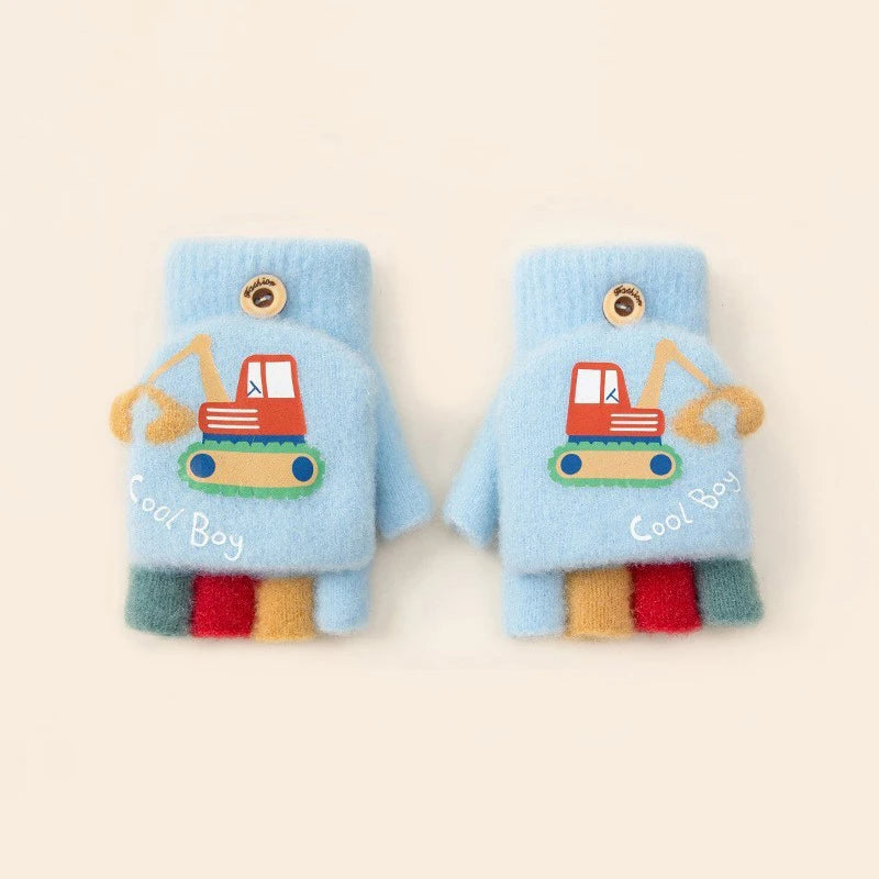 The Digger 2-in-1 Convertible Kids' Mittens