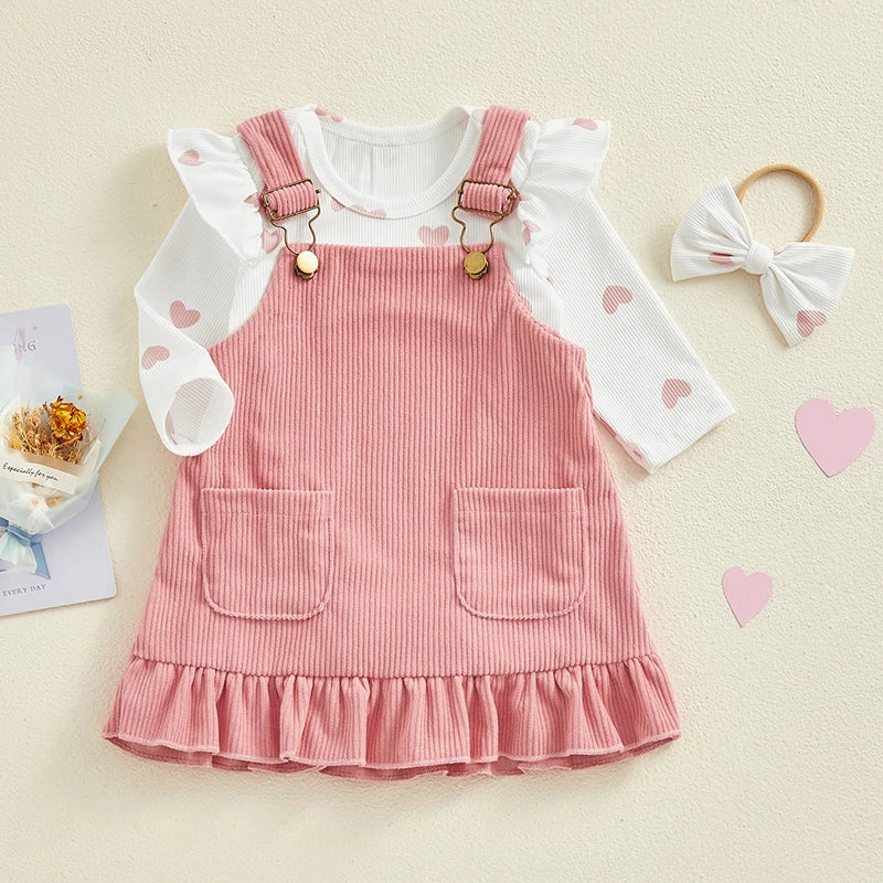 Valentine's Day Baby Girls Outfit