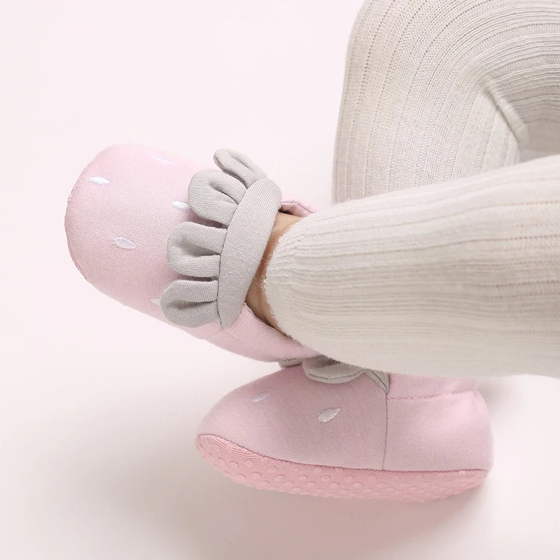 Baby Walking Shoes - Cartoon Soft Sole Slip-on Infant Crib Sneakers