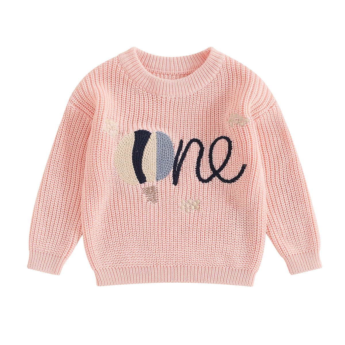 Baby First Birthday “One” Knit Sweater