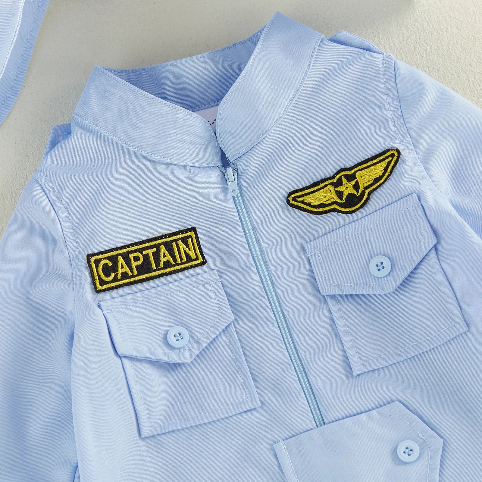 Baby & Toddler Pilot Costume Jumpsuit with Matching Hat
