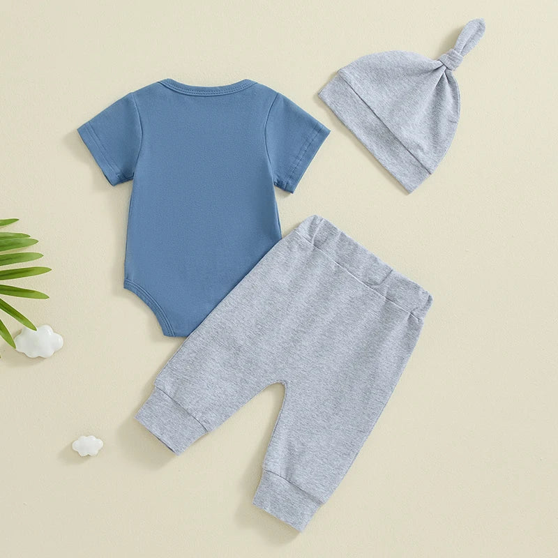 Newborn Baby 3-Piece Outfit Set