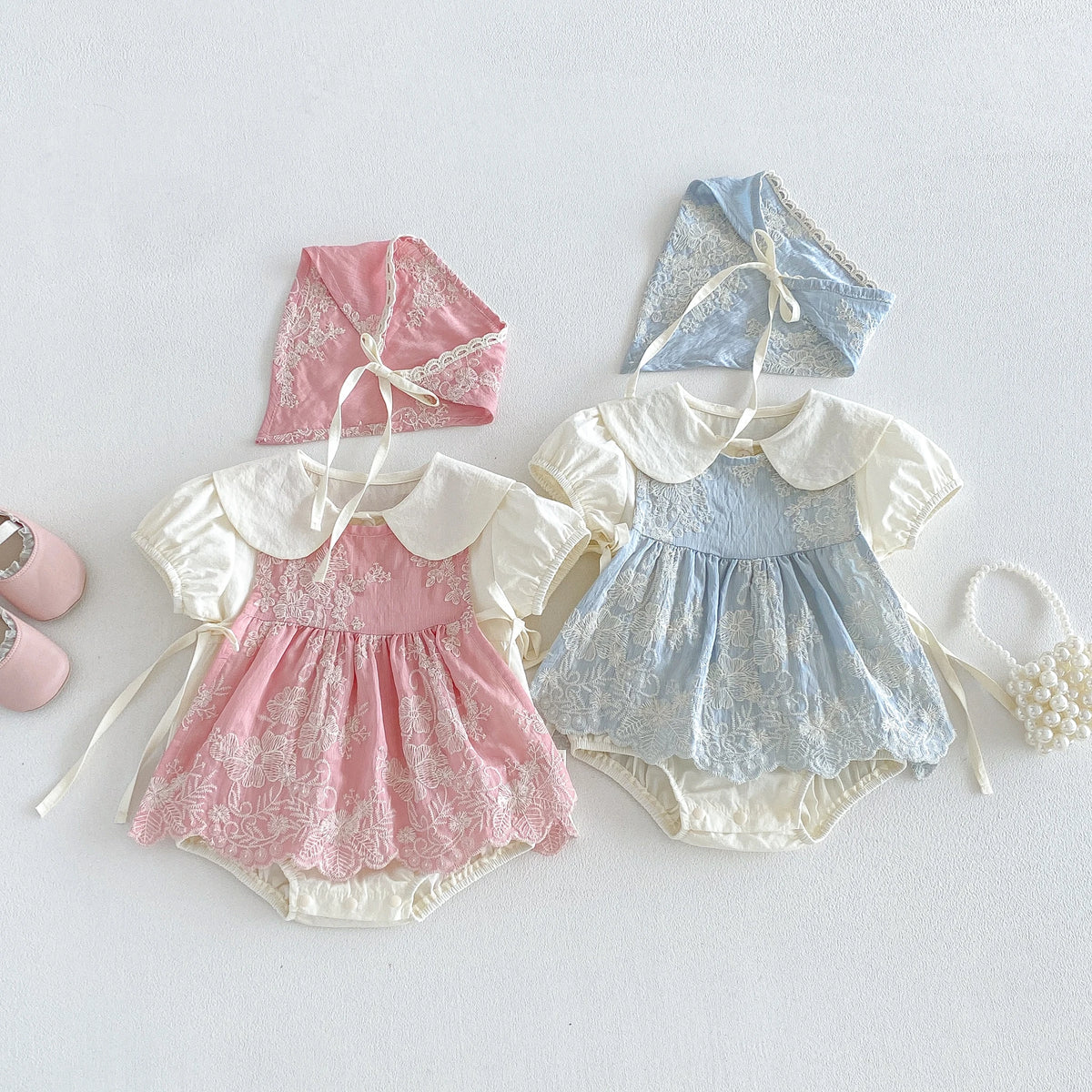 Princess Swaddle One-Piece Dress for Baby Girls