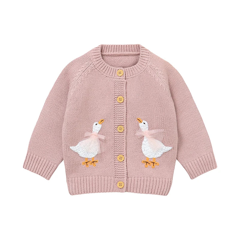 The Waddling Geese Pocket Knit Cardigan