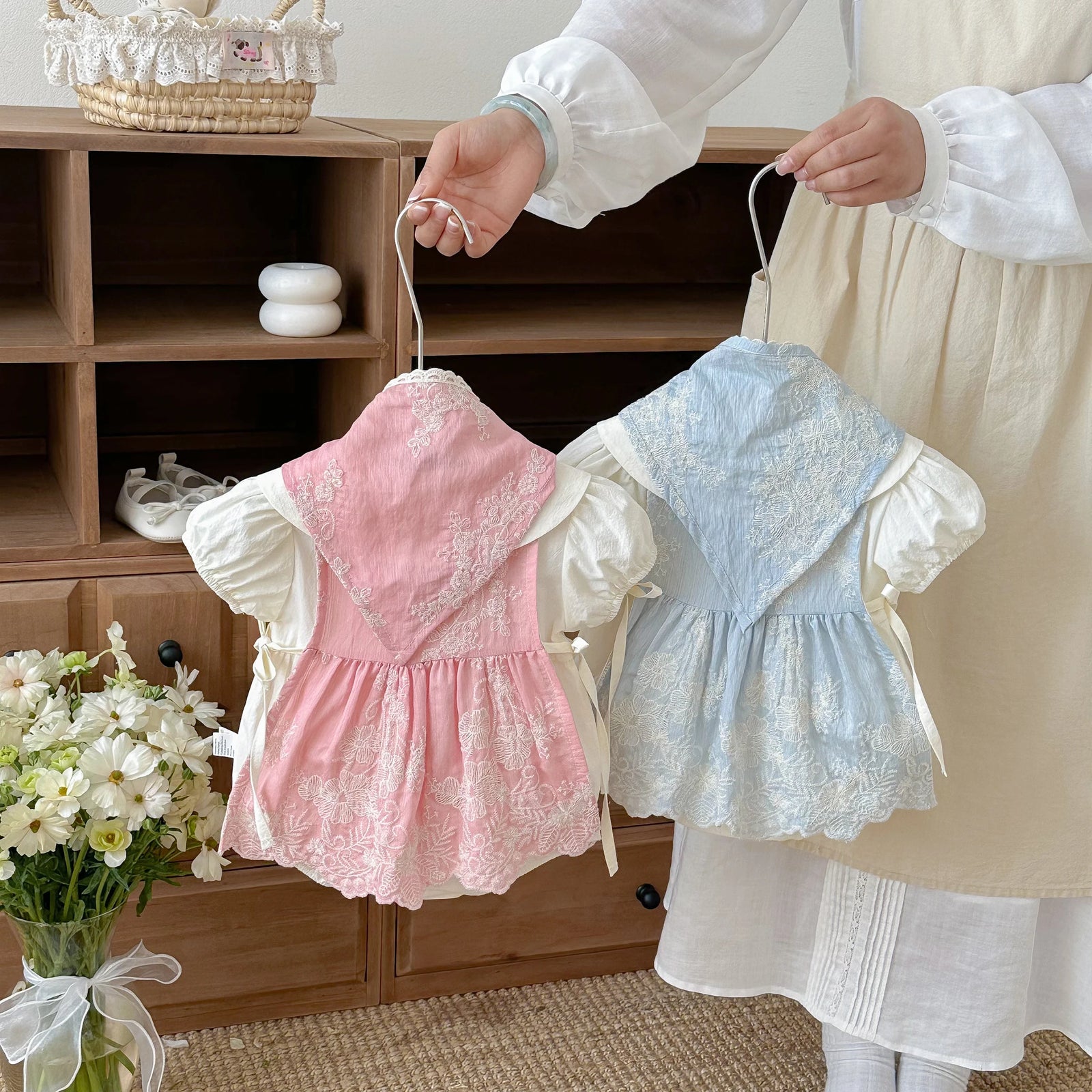 Princess Swaddle One-Piece Dress for Baby Girls