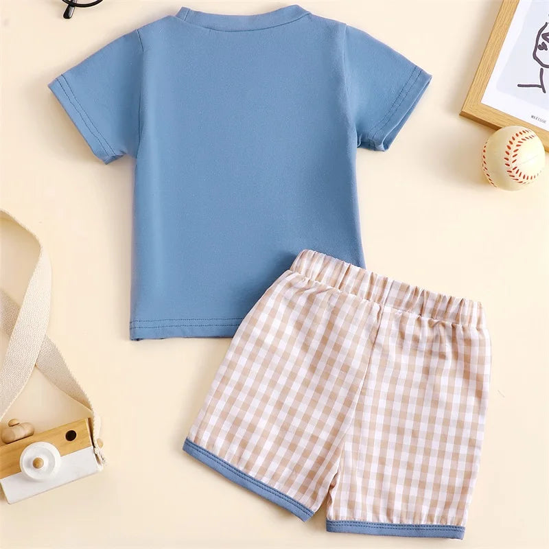 Baseball Themed Baby Outfit
