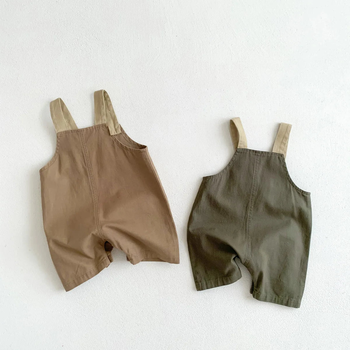 Fashion Pocket Design Strap Pants for Baby Boys