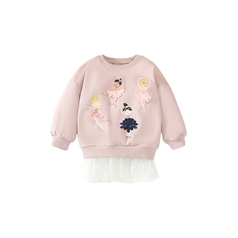 Girl Fairy Ballerina Sweatshirt