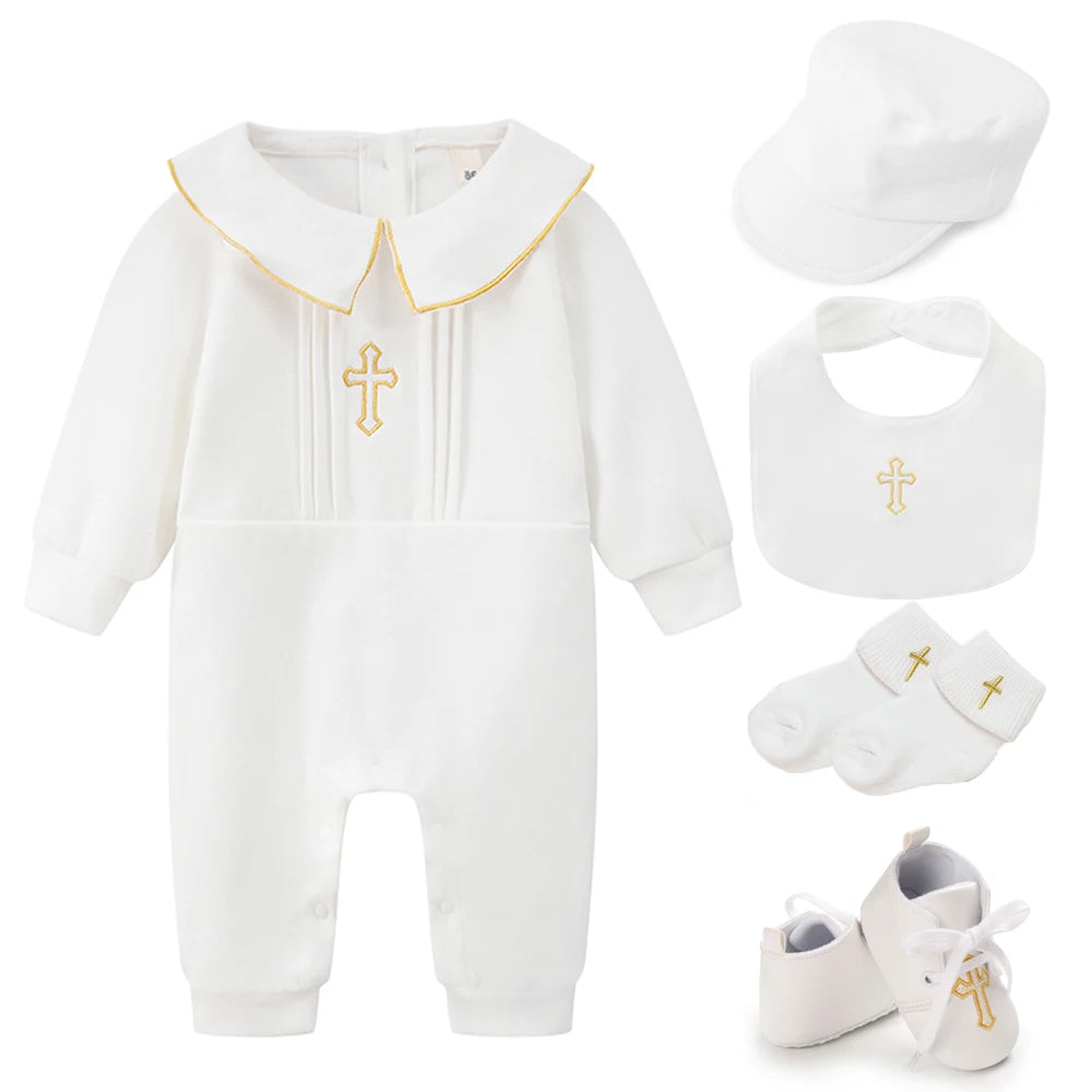 5-Piece Baby Baptism Outfit Set