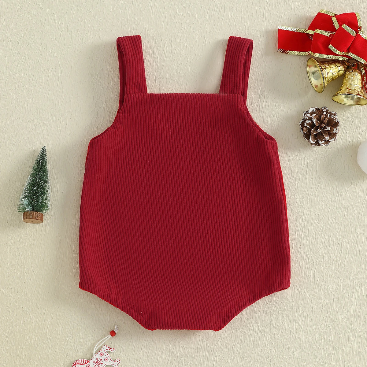 The Little Holly Christmas Romper
