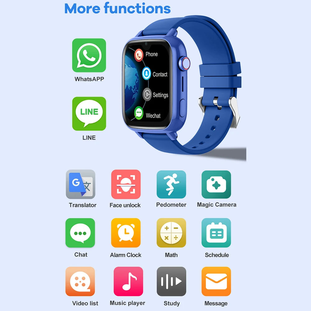 4G Kids Smartwatch with GPS
