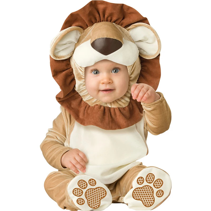 Baby Lion Costume Romper
