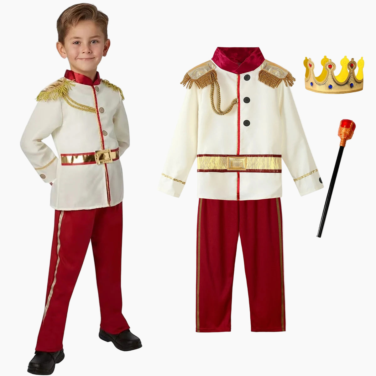 Boys Royal Prince Costume Set