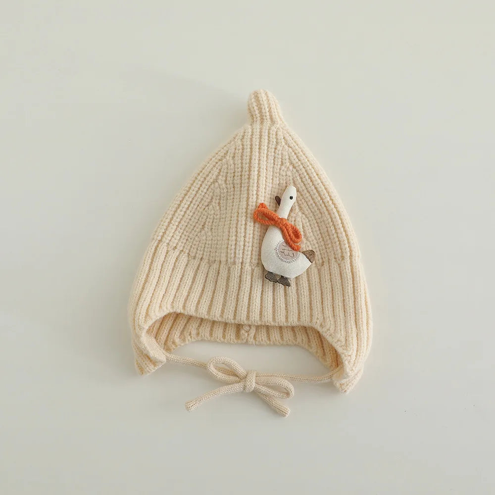 Kids Knitted Winter Hat with Ear Flaps