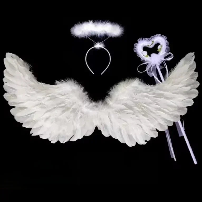 Kids Fairy Wings Costume Set