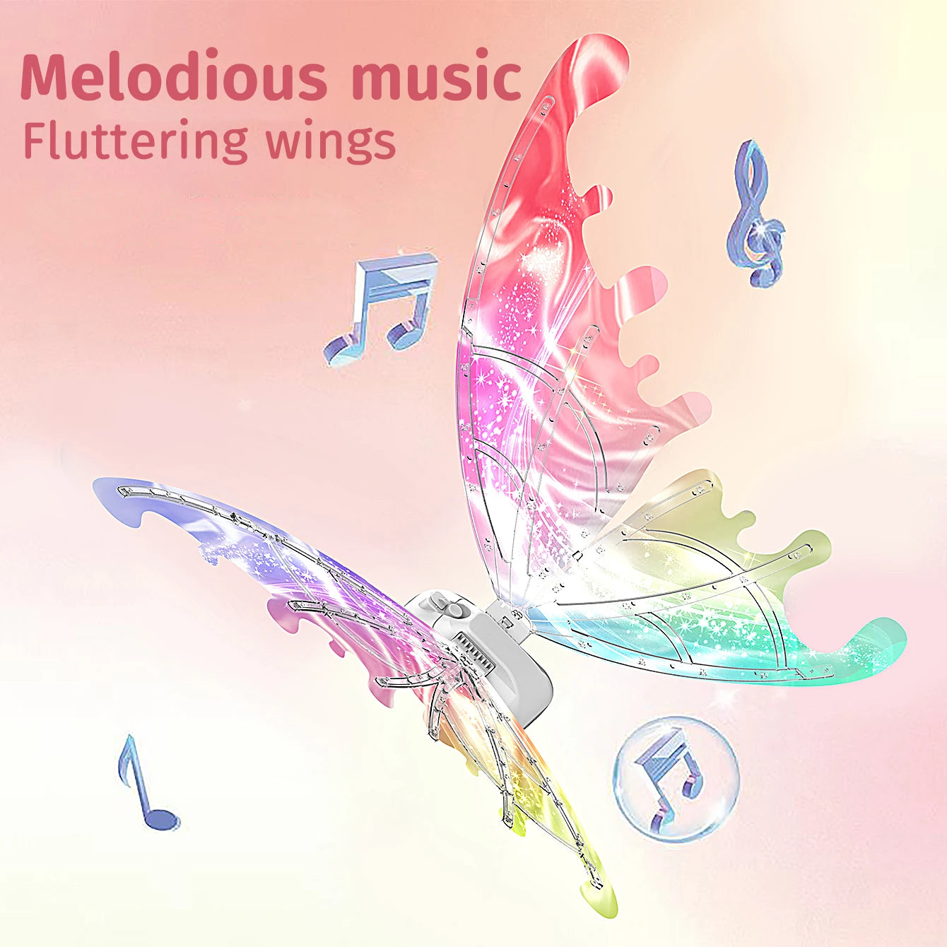 LED Butterfly Fairy Wings for Kids