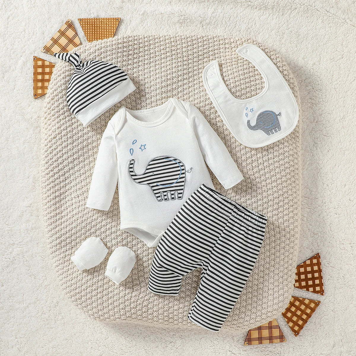 4-Piece Baby Boy Outfit Set
