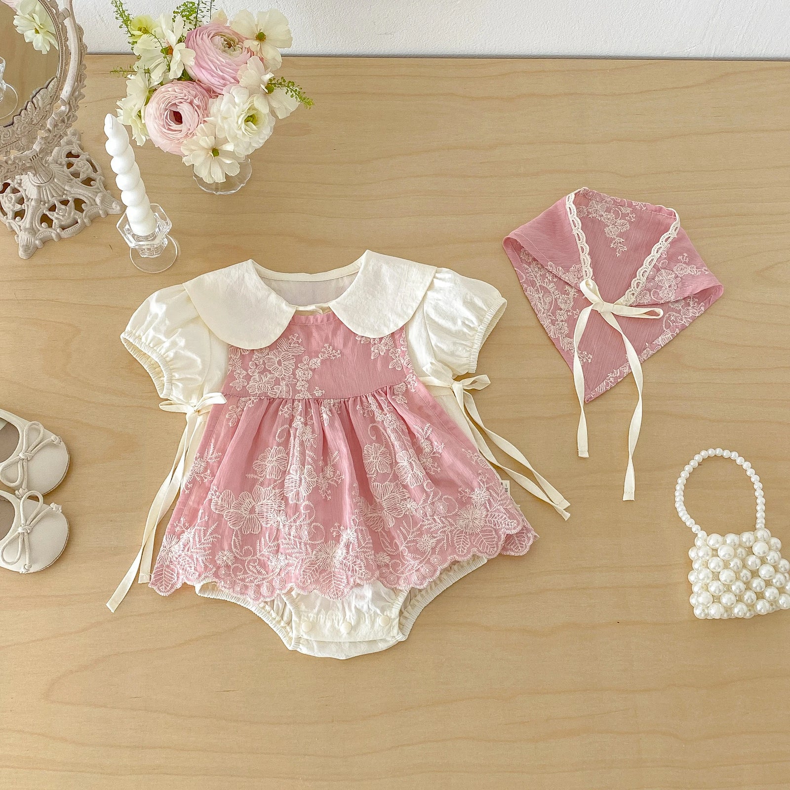 Princess Swaddle One-Piece Dress for Baby Girls