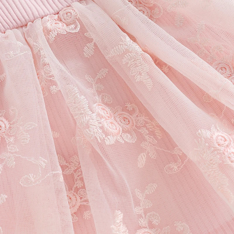 Baby Girl Mesh Romper Dress