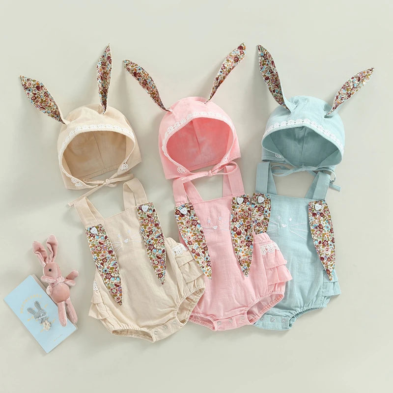 Baby Girl Bunny Romper