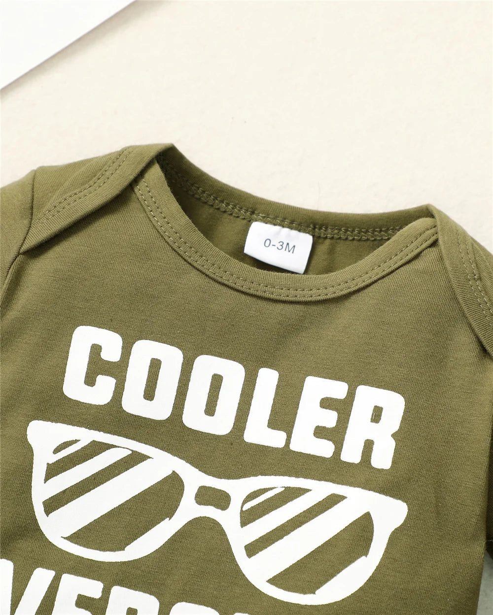 3-Piece "Cooler Version of Dad" Camo Outfit Set
