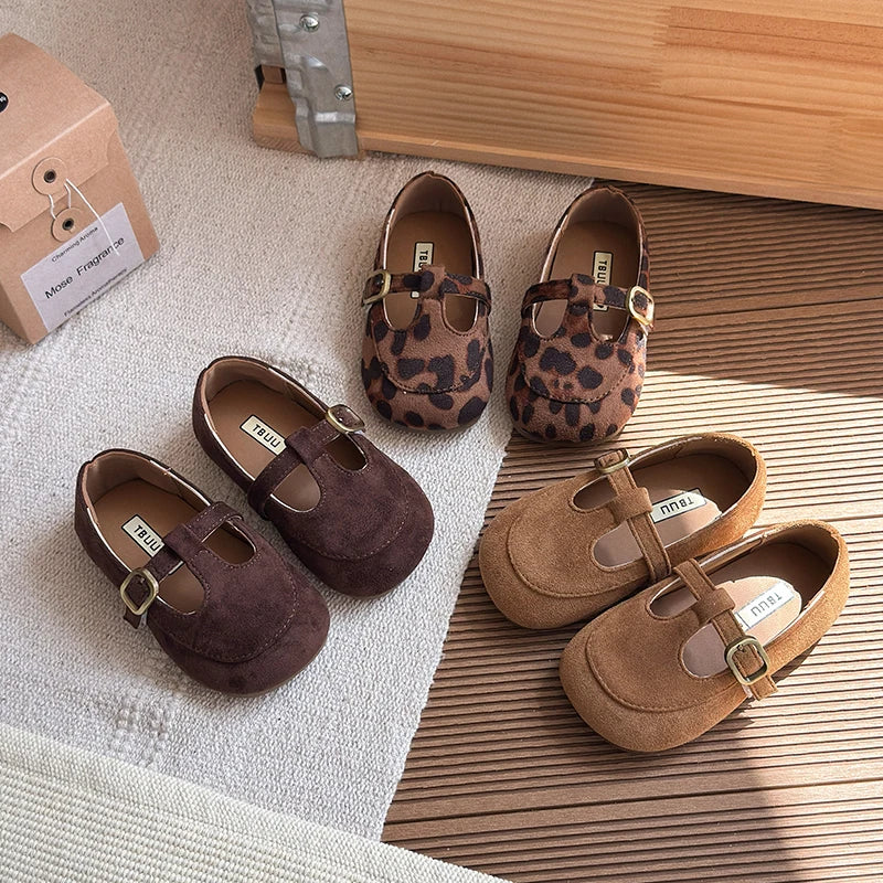 The Little Classic T-Strap Flats