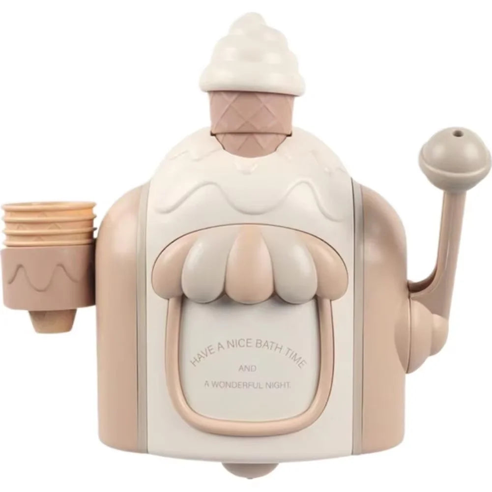 Bubble Foam Ice Cream Maker Bath Toy