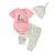 Newborn Baby 3-Piece Outfit Set