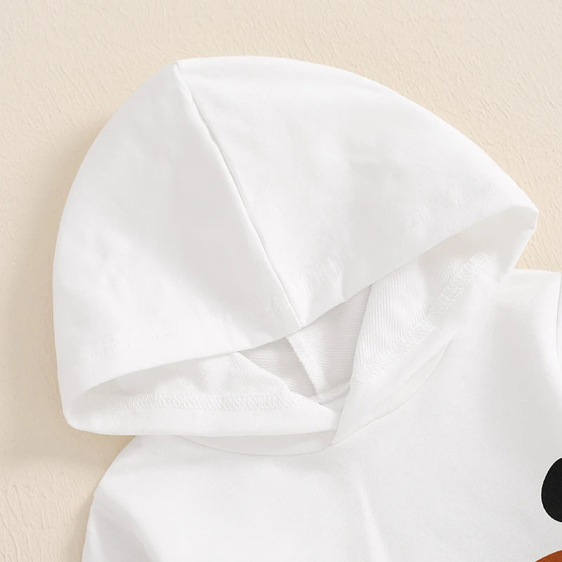 Snowman Face Hoodie & Pants Set