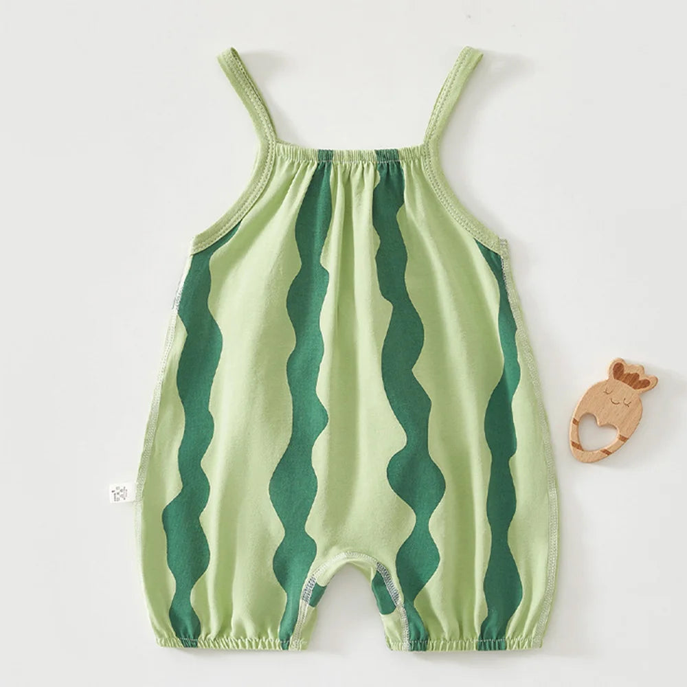 Fruit Print Baby Romper