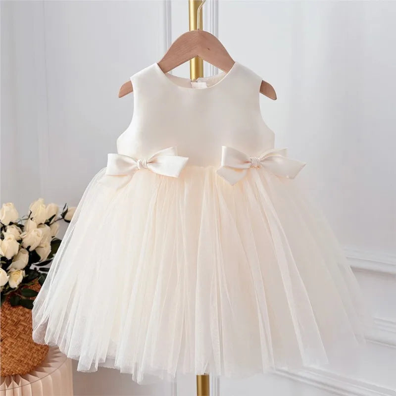 Baby & Toddler Silk and Tulle Princess Gown