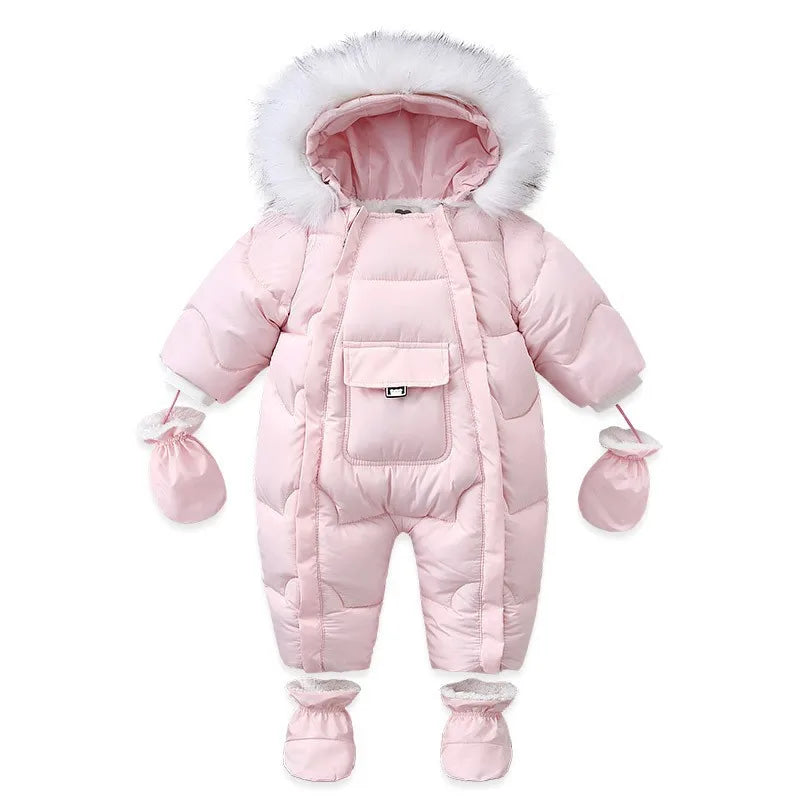 Baby Hooded Winter Jumpsuit