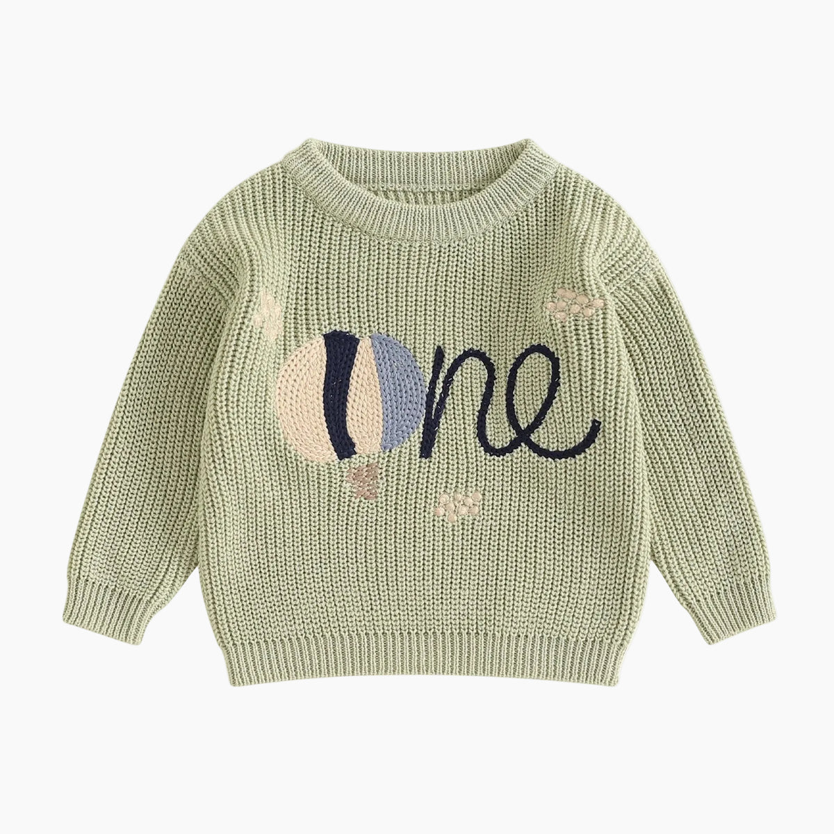 Baby First Birthday “One” Knit Sweater