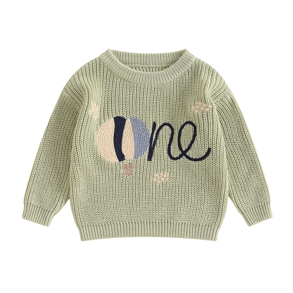 Baby First Birthday “One” Knit Sweater