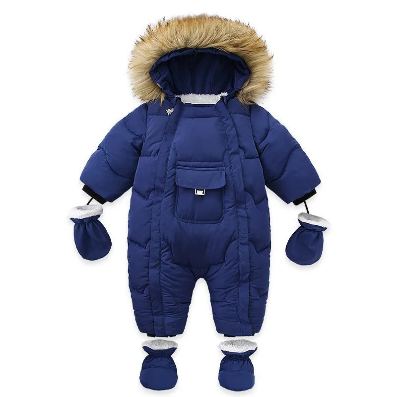 Baby Hooded Winter Jumpsuit