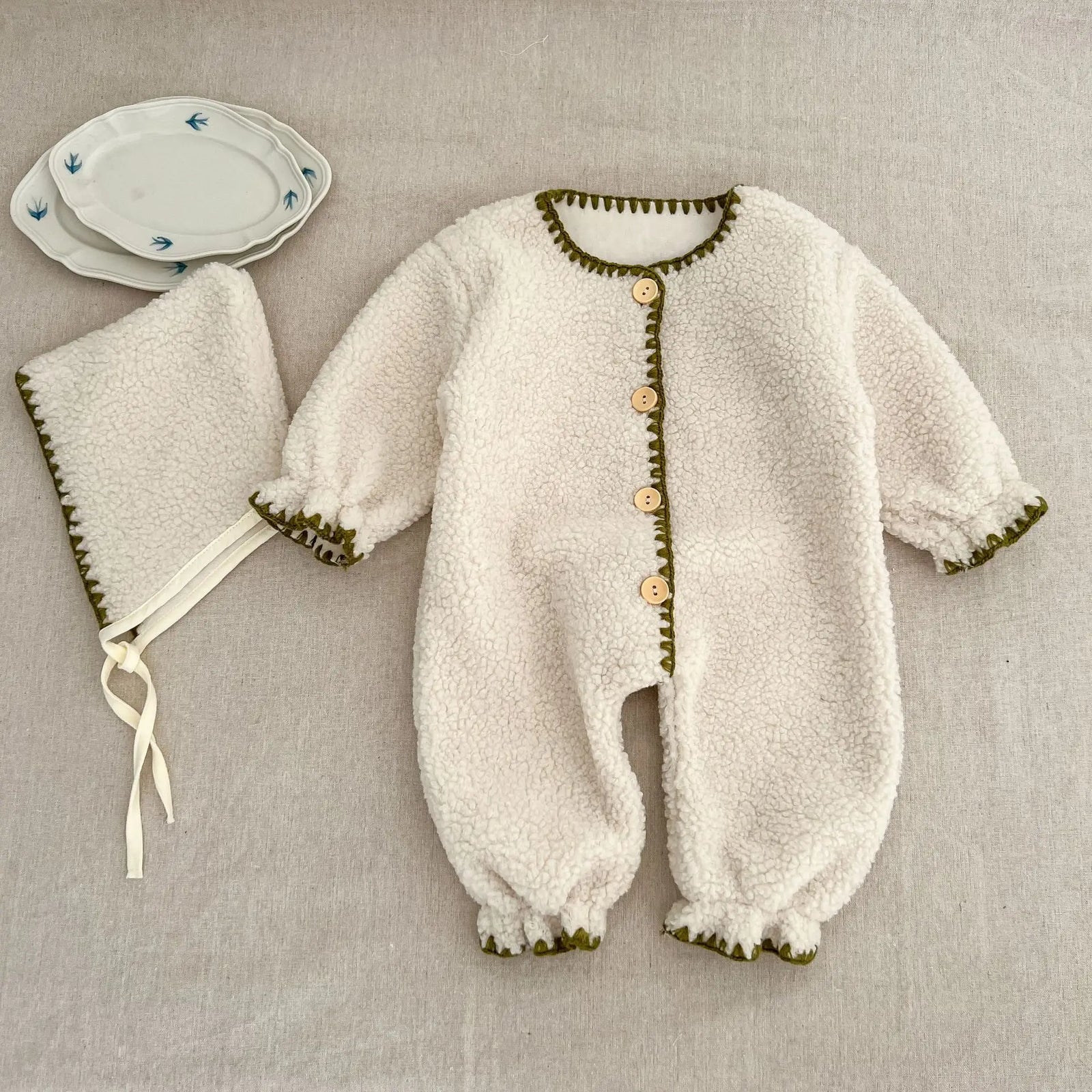 Baby Fleece Plush Warm Romper