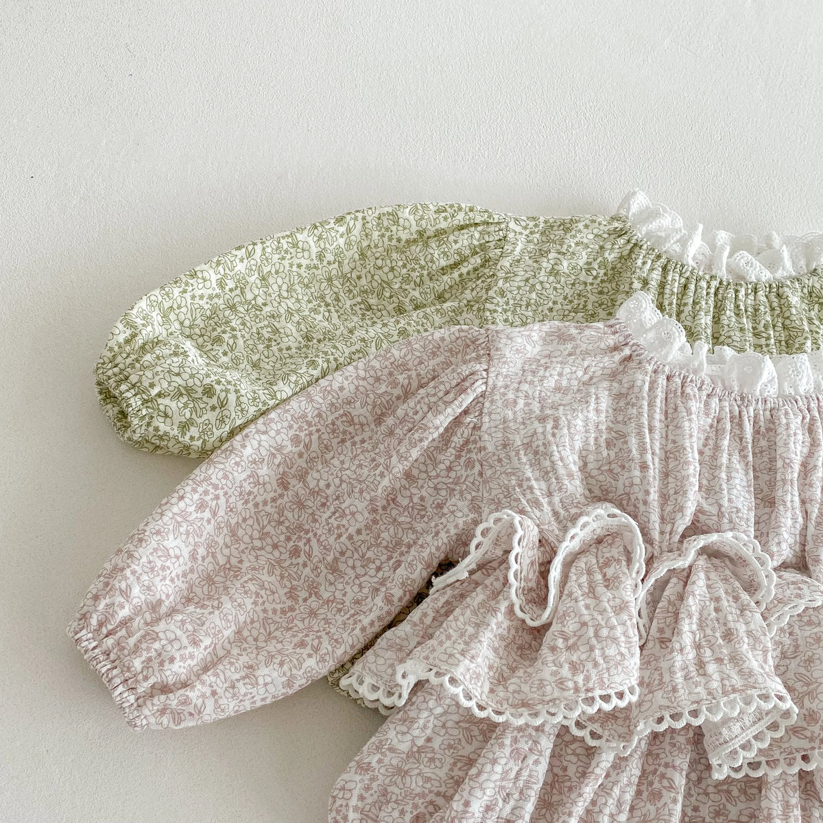 Sweet Lace Tulle Baby Romper Dress