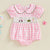 Baby Girl Smocked Golf Romper